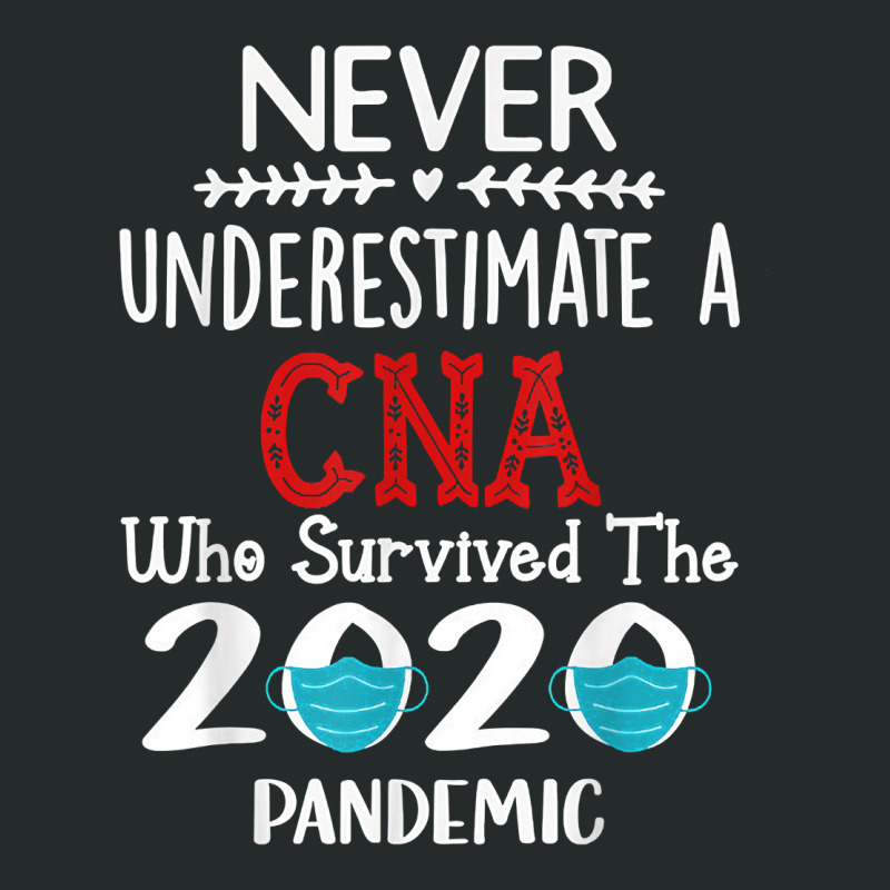 Never Underestimate A Cna Who Survived The 2020 Pa Women's Triblend Scoop T-shirt | Artistshot