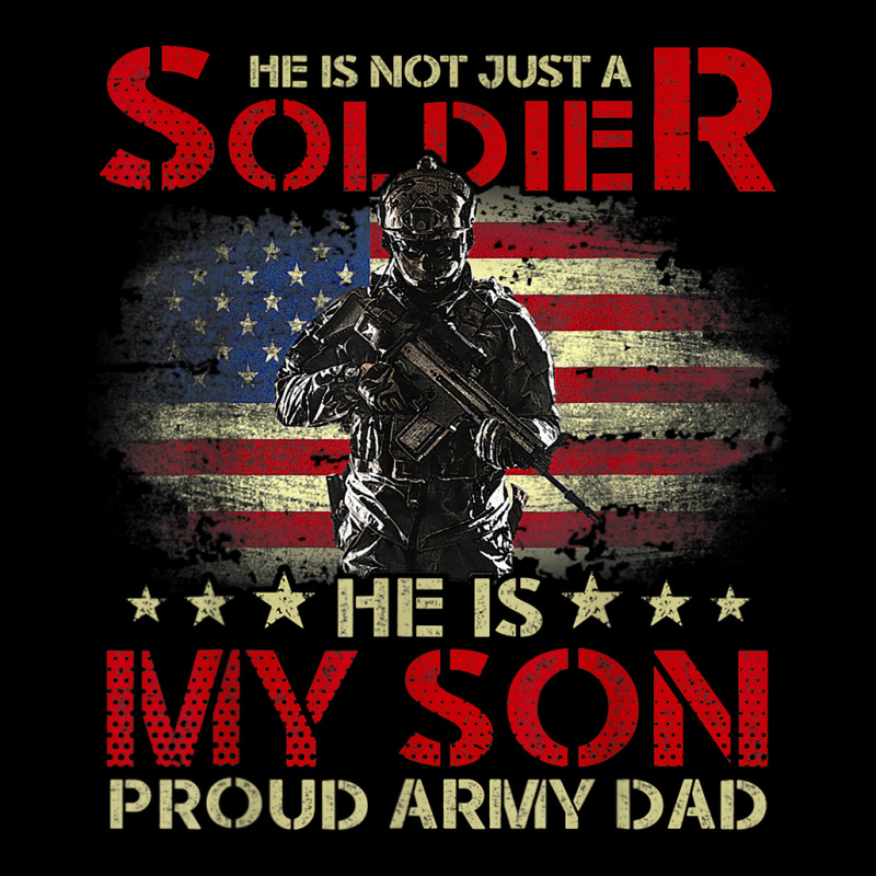 My Son Is A Soldier Proud Army Dad Military Shirt  Adjustable Cap | Artistshot