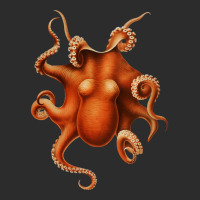 Vintage Red Octopus Blue Exclusive T-shirt | Artistshot