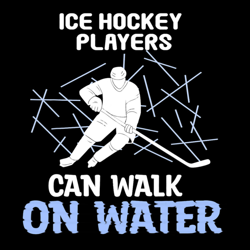 Ice Hockey Players Can Walk On Water Ice Skating P Pocket T-shirt | Artistshot