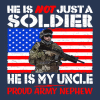 My Uncle Is A Soldier Hero Proud Army Nephew Milit Men Denim Jacket | Artistshot