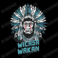 Native American Feather Headdress Wicasa Wakan Pocket T-shirt | Artistshot