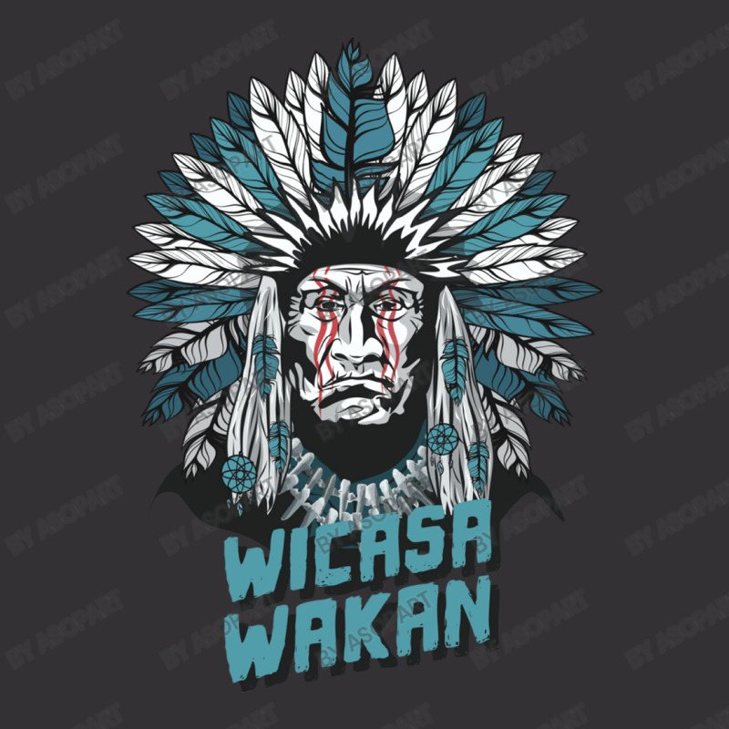 Native American Feather Headdress Wicasa Wakan Vintage Hoodie | Artistshot