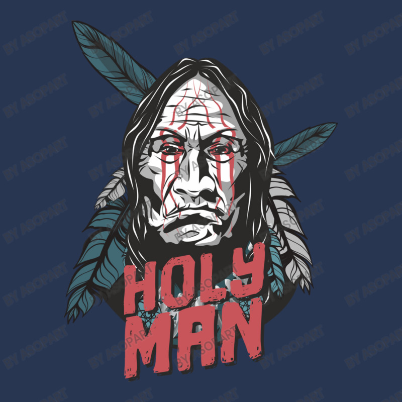 Native American Holy Man Ladies Denim Jacket by AsopArt | Artistshot