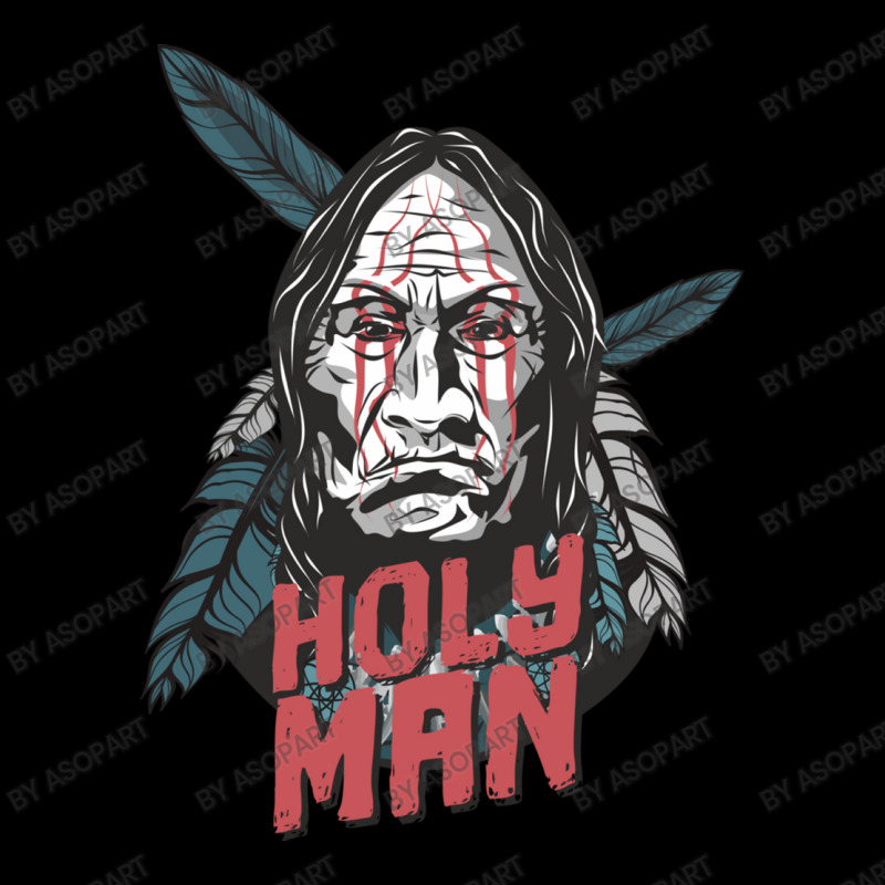 Native American Holy Man Maternity Scoop Neck T-shirt by AsopArt | Artistshot