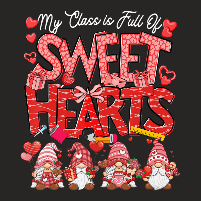 Sisters Before Misters Retro Galentine's Day Heart Ladies Fitted T-Shirt by heffopance | Artistshot