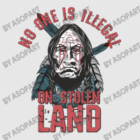 No One Is Illegal On Stolen Land Native American Red Paint At The Face Unisex Jogger | Artistshot