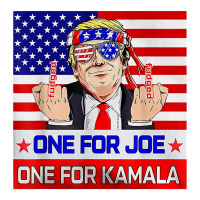 One For Joe One For Kamala Trump American Flag T S Youth Tee | Artistshot