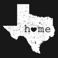 Texas Home T Shirt Distressed Tx Map With Heart T Flannel Shirt | Artistshot