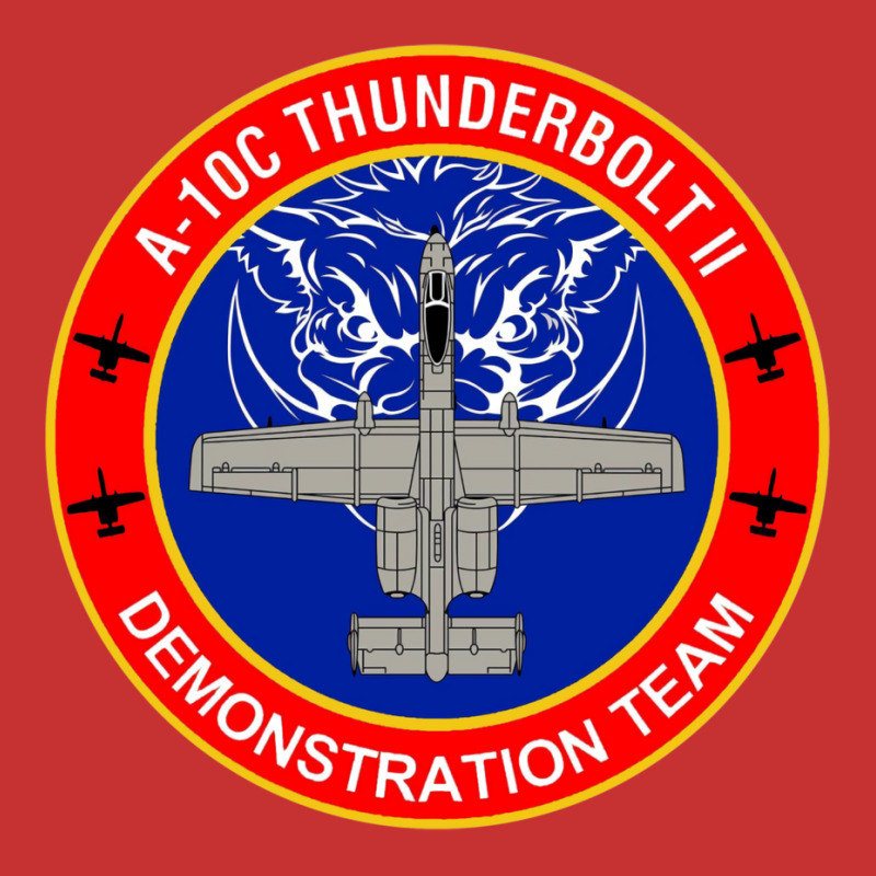 A 10c Thunderbolt Ii Demonstration Team V-neck Tee | Artistshot