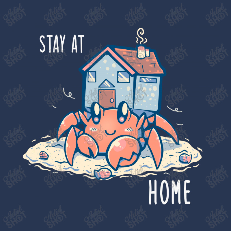 Stay At Home Hermit Crab Men Denim Jacket | Artistshot