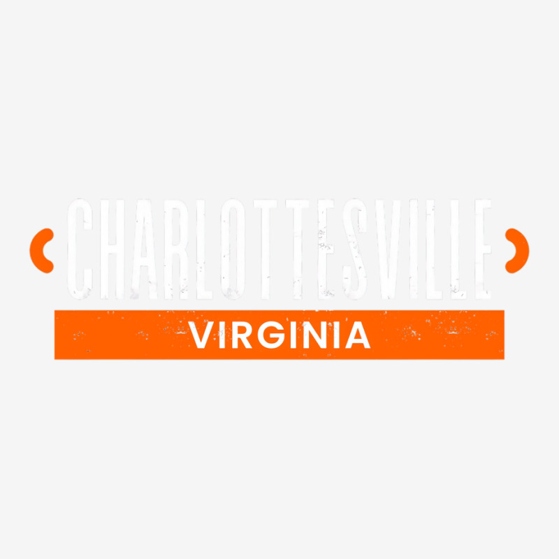 Charlottesville Virginia Retro Distressed Va Athle Portrait Canvas Print | Artistshot