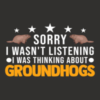 I Wasnt Listening I Was Thinking About Groundhogs  Champion Hoodie | Artistshot