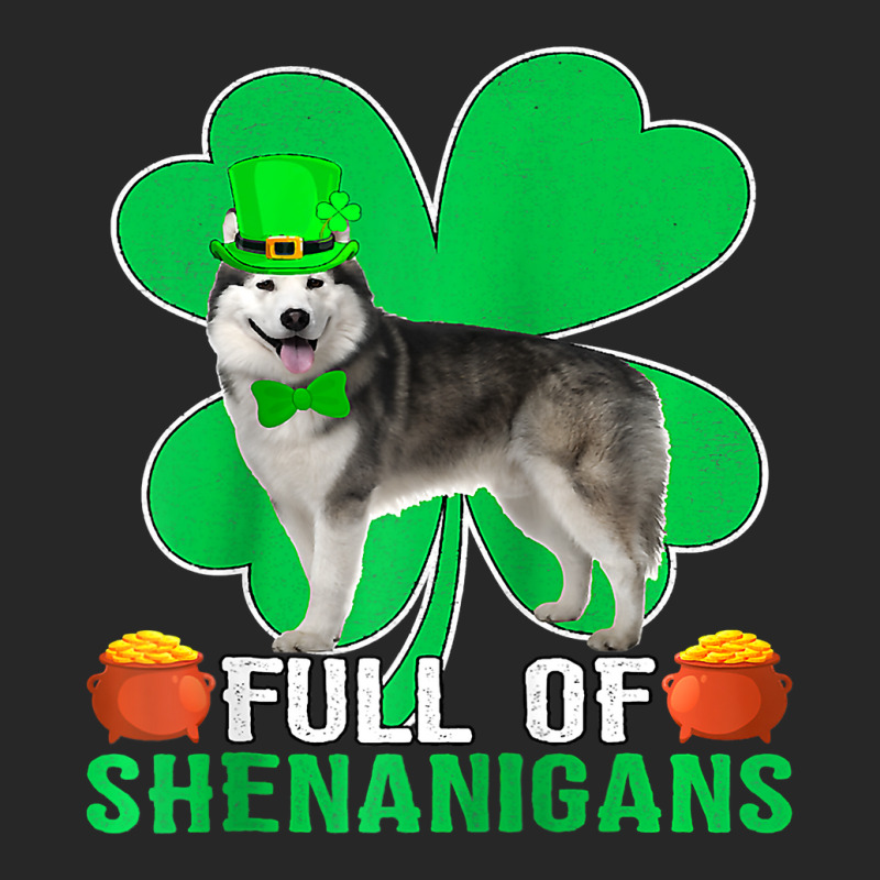 Full Of Shenanigans Alaskan Malamute Dog St Patric Men's T-shirt Pajama Set | Artistshot