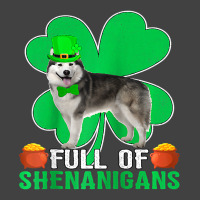 Full Of Shenanigans Alaskan Malamute Dog St Patric Vintage T-shirt | Artistshot