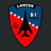 Hot Trend B-1 Lancer Patch (2) Women's Triblend Scoop T-shirt | Artistshot