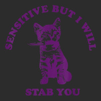 Sensitive But I Will Stab You Funny Cat T Shirt Exclusive T-shirt | Artistshot