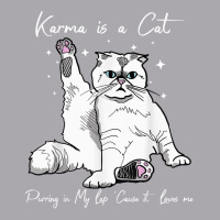 Karma Is A Cat Purring In My Lap Cause It Loves Me Youth 3/4 Sleeve | Artistshot