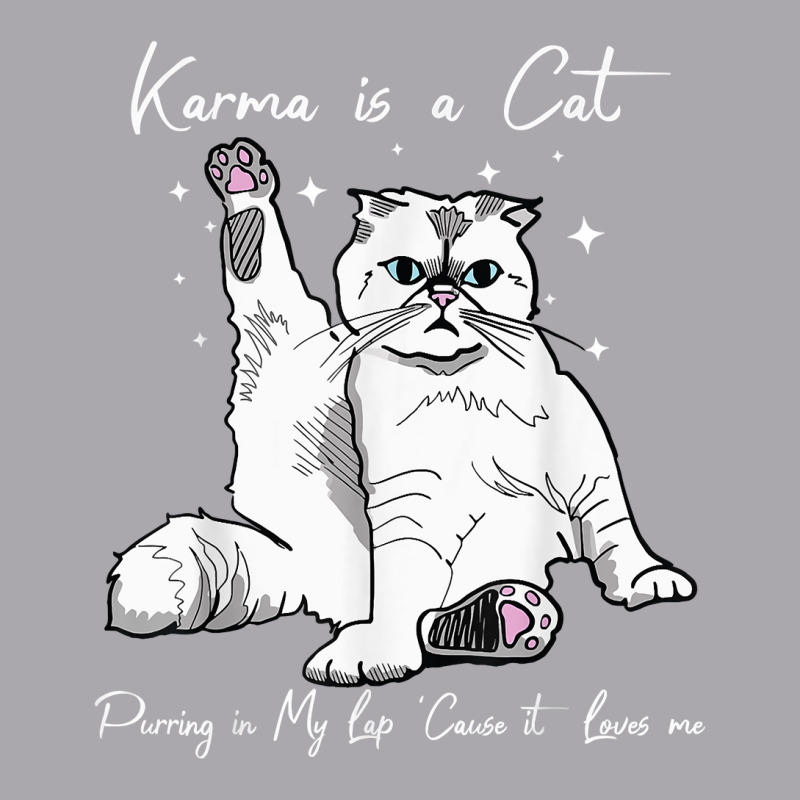 Karma Is A Cat Purring In My Lap Cause It Loves Me Youth 3/4 Sleeve | Artistshot