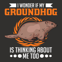 I Wonder If My Groundhog Is Thinking About Me Too  Champion Hoodie | Artistshot