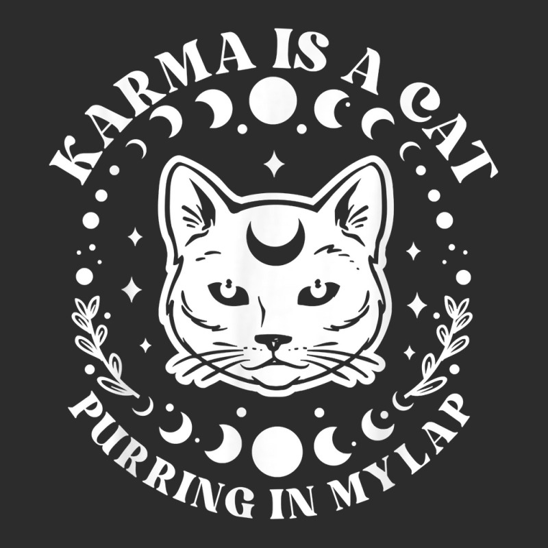 Karma Is A Cat Purring In My Lap Celestial T Shirt Exclusive T-shirt | Artistshot