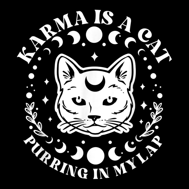 Karma Is A Cat Purring In My Lap Celestial T Shirt Men's 3/4 Sleeve Pajama Set | Artistshot