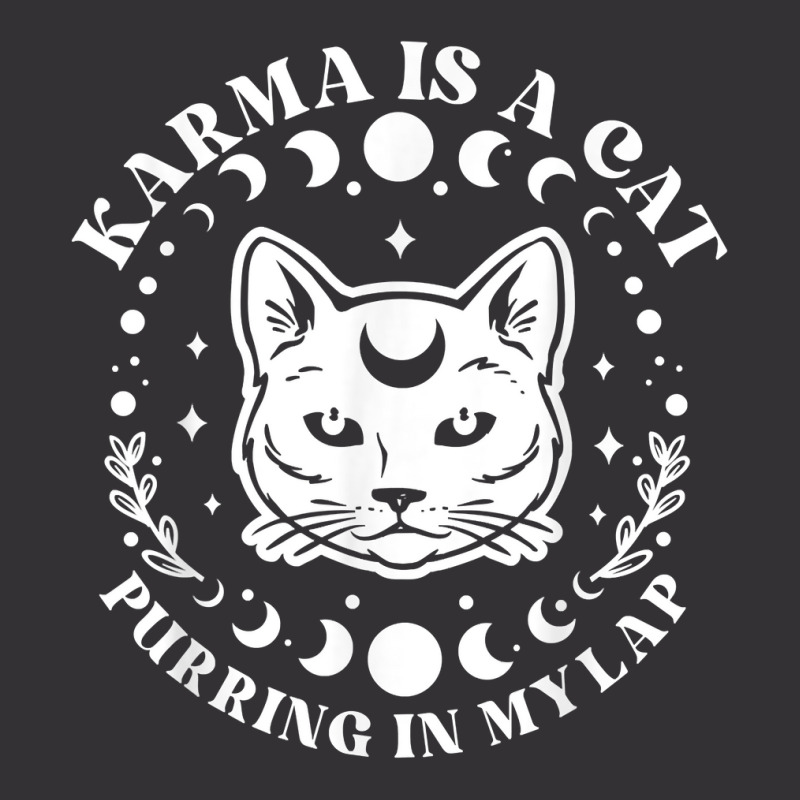 Karma Is A Cat Purring In My Lap Celestial T Shirt Vintage Short | Artistshot