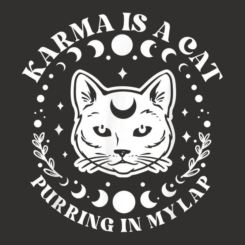 Karma Is A Cat Purring In My Lap Celestial T Shirt Champion Hoodie | Artistshot