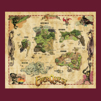 Everquest World Of Norrath Map Classic T-shirt | Artistshot