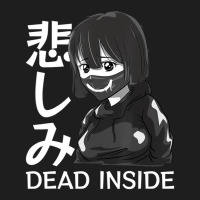 Dead Inside Japanese Sad Anime Girl Soft Grunge Em Classic T-shirt | Artistshot