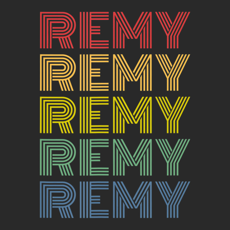 Remy Wordmark Pattern Personalized Name Retro T Sh Printed hat by holden | Artistshot