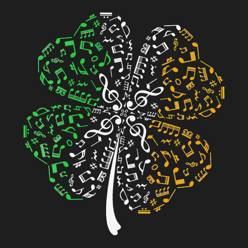 Music Note Shamrock -music Lover St Patrick's Day  Classic T-shirt by kenjinfc | Artistshot