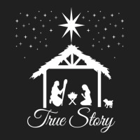 Christmas Nativity Shirt True Story Nativity Scene Ladies Polo Shirt | Artistshot