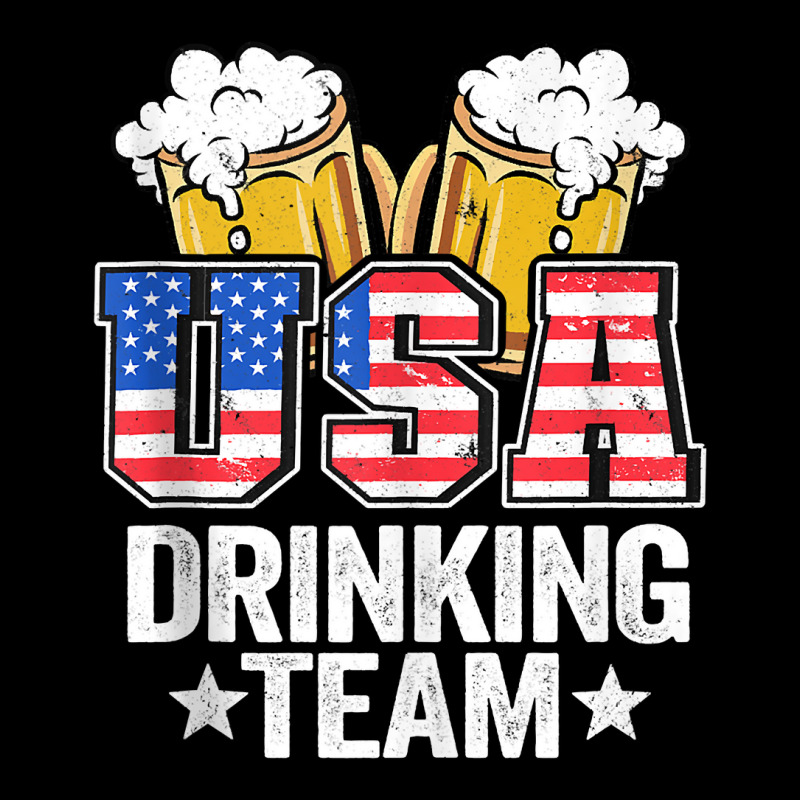 Usa Drinking Team Us American Flag 4th Of July Bee V-neck Tee | Artistshot