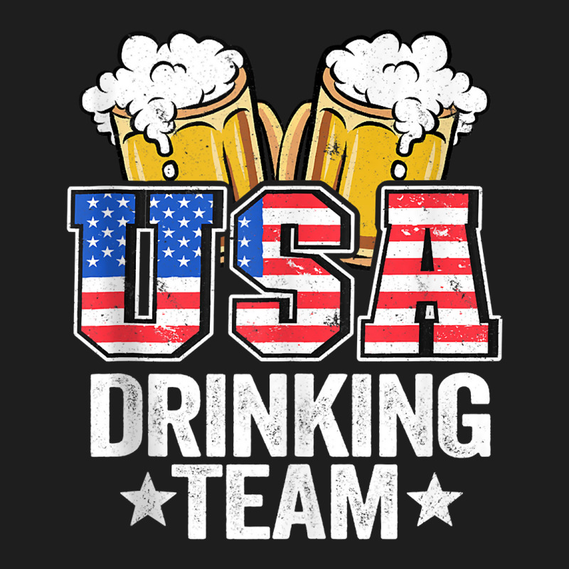 Usa Drinking Team Us American Flag 4th Of July Bee Classic T-shirt | Artistshot