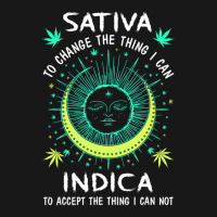 Sativa To Change The Things I Can Indica Cannabis Flannel Shirt | Artistshot