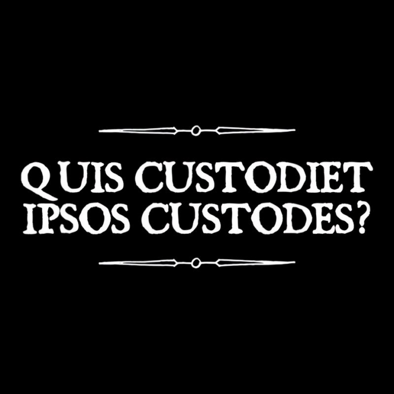 Quis Custodiet Ipsos Custodes Who Watches The Watc Adjustable Cap by genousuv | Artistshot