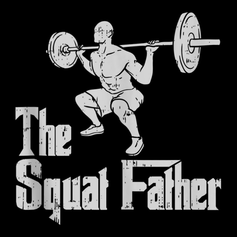 The Squat Father Funny Dad Workout Weights Gym Fat Legging by africaka | Artistshot