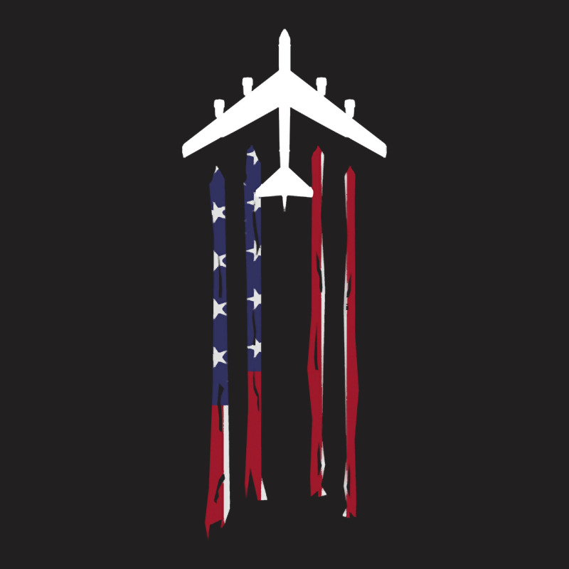 Trending B-52 Stratofortress Bomber Us Flag-eebnj T-Shirt by centralfantast | Artistshot