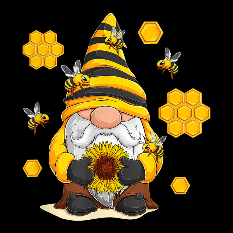 Sunflower Gnome With Bee And Honey Hippie T Shirt V-neck Tee | Artistshot