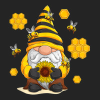 Sunflower Gnome With Bee And Honey Hippie T Shirt 3/4 Sleeve Shirt | Artistshot