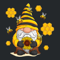 Sunflower Gnome With Bee And Honey Hippie T Shirt Crewneck Sweatshirt | Artistshot