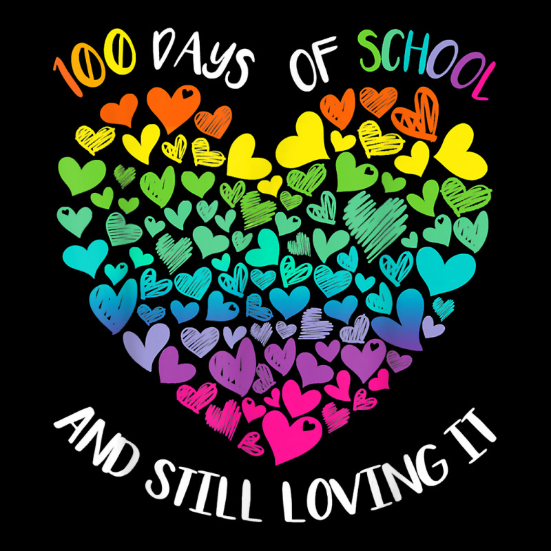 Cute 100 Days Of School And Still Loving It Hearts Pocket T-shirt | Artistshot