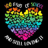 Cute 100 Days Of School And Still Loving It Hearts Zipper Hoodie | Artistshot