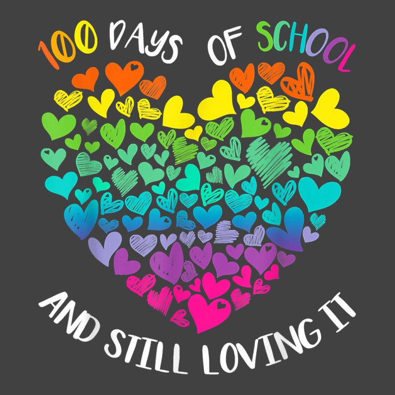 Cute 100 Days Of School And Still Loving It Hearts Vintage T-shirt | Artistshot