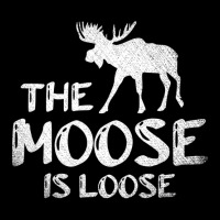 The Moose Is Loose Funny Wildlife Animal Canadian Fleece Short | Artistshot