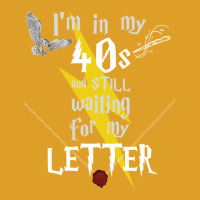 In My 40s Waiting For Magic   White Text 7 T-shirt | Artistshot