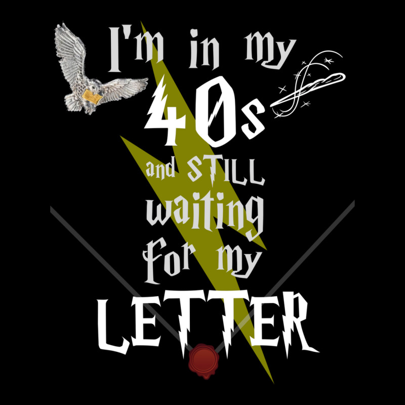 In My 40s Waiting For Magic   White Text 7 Long Sleeve Shirts by anaidyaoufohx | Artistshot