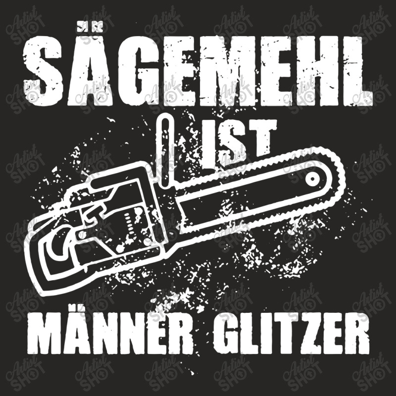 Sagemehl Ist Männer Glitzer Ladies Fitted T-Shirt by skw art | Artistshot