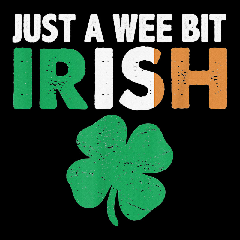 St. Patrick's Day Just A Wee Bit Irish Ireland Fla Lightweight Hoodie | Artistshot